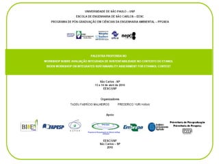 A ecologia da paisagem na avaliação
          da sustentabilidade do etanol




Prof. Victor E. L. Ranieri - Núcleo de Estudos de Política Ambiental – NEPA/EESC/USP
 