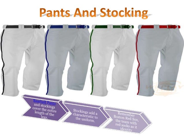 Parts of a Baseball Uniform