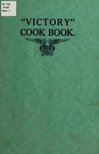 "VICTORY"
COOK BOOK.
 