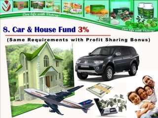 8. Car & House Fund 3%
 (Same Requir ements with Pr ofit Sharing Bonus)




                                                   45
 