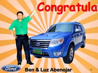 Congratulat




Ben & Luz Abenojar   57
 