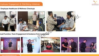 Employee Healthcare & Wellness Checkups
www.victoryprecisions.com
nual Function, Team Engagement & Guidance from Leadership
Employee Engagement & Well-Being
Initiatives
Employee Engagement & Well-Being Initiatives
Victory Precisions Pvt. Ltd.
 