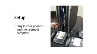 Managing Your 
Phone Bank 
• Easy to use 
campaign setup 
• Setup multiple 
campaigns 
• Upload recorded 
audio for voicem...