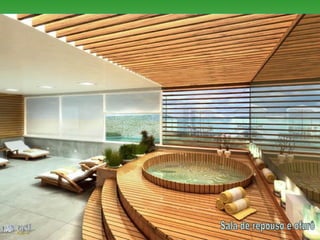 Sala de repouso e ofurô 