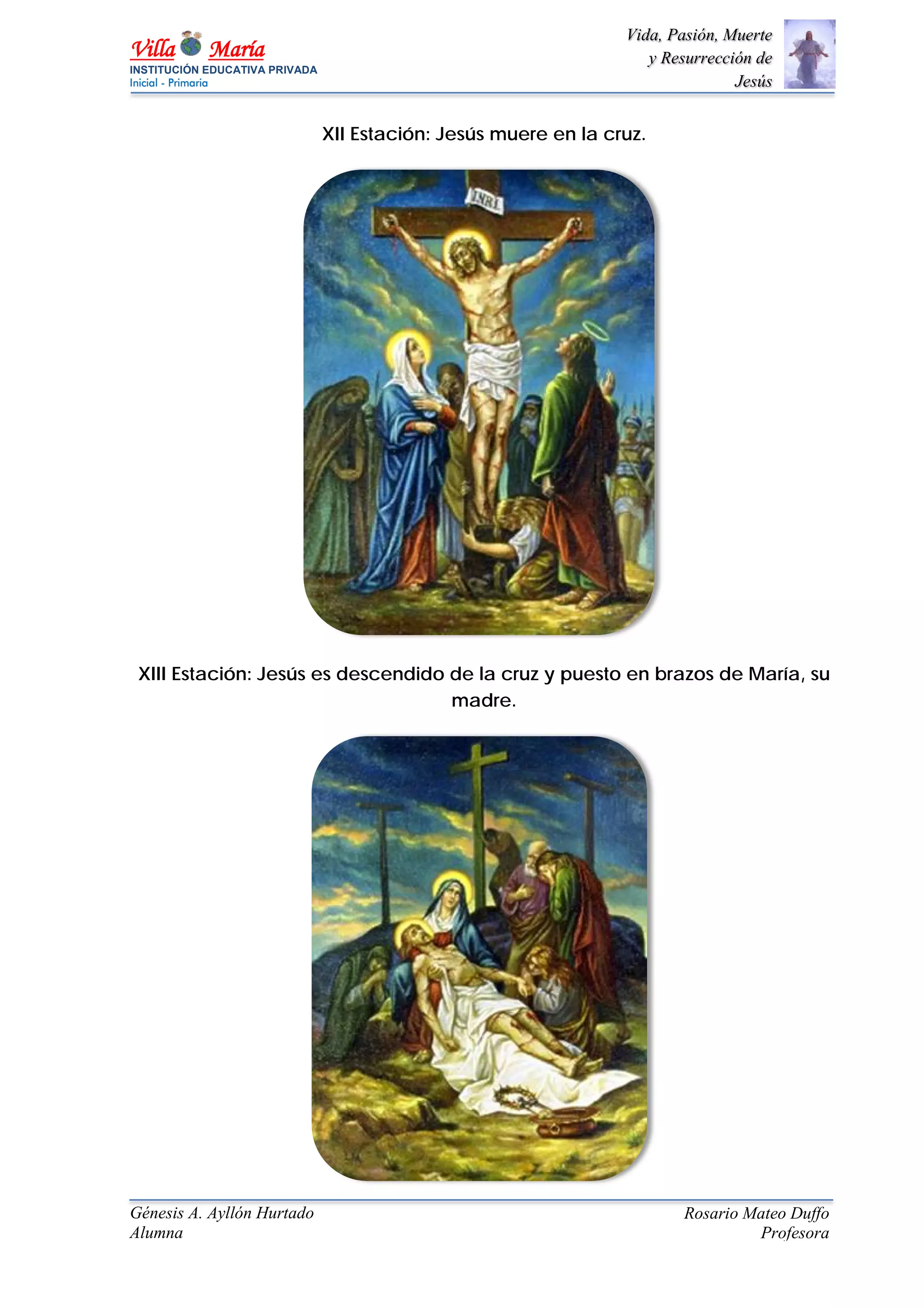 Vida, Pasión, Muerte y Resurrección de Jesús | PDF