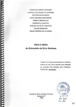 Vida e obra grimualdo da silva