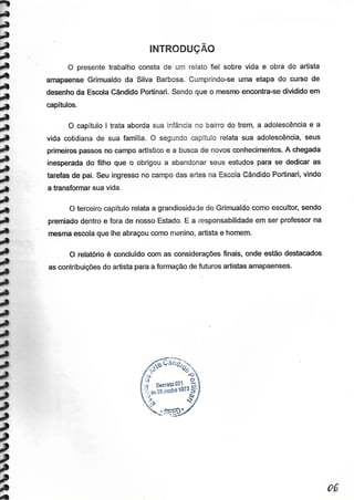 Vida e obra grimualdo da silva