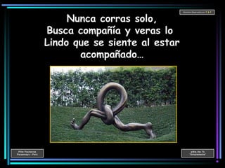 Pifer Pacherres
Pacasmayo - Perú
wWw.ifer.Tk
“Simplemente”
Derechos Reservados por P & P
Nunca corras solo,
Busca compañía y veras lo
Lindo que se siente al estar
acompañado…
 