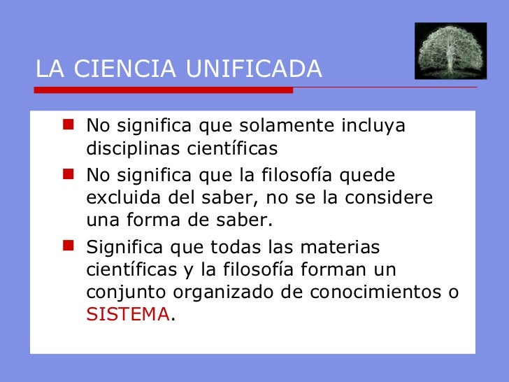 Resultado de imagen para ciencia unificada.