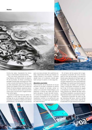 REVOLVER 44 GT 
Ficha técnica 
Eslora: 13,40 metros 
Manga: 3,57 metros 
Calado: 0,6 metros 
Desplazamiento: 8,4 toneladas 
Motores: 2 x 550 HP Cummins QSC6.7 
Velocidad máxima: 60 mph 
Velocidad crucero: 50 mph 
Depósito combustible: 1.200 litros 
Depósito agua: 140 litros 
Autonomía: 400 nm 
Camarotes: 1 
Astillero: Revolver Boats 
Diseño: Alberto Mancini 
Más información en www.revolverboats.com 
 