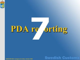 PDA reporting  7 
