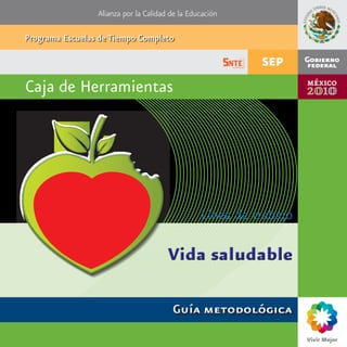 Alianza por la Calidad de la Educación
Caja de Herramientas
Gobierno
federal
SEP
Programa Escuelas de Tiempo Completo
Línea de trabajo
Guía metodológica
Guía metodológica
Vida saludable
Vida saludable
 