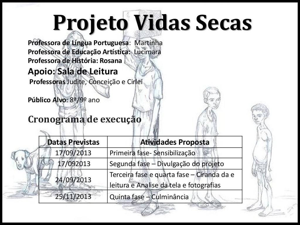 Projeto de Leitura - " Vidas Secas"