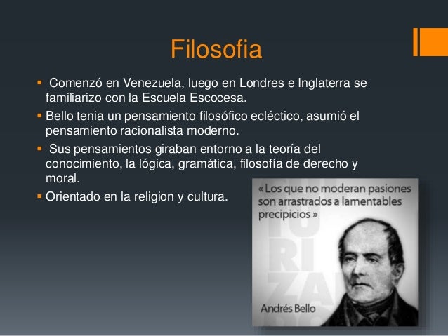 Vida y obras de Andres Bello