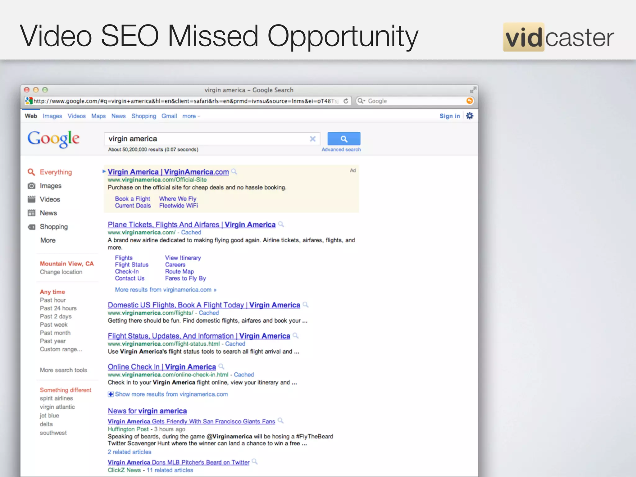 Video SEO Missed Opportunity
 