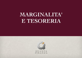 Analisi della marginalità