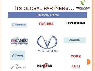 Its global partners…
