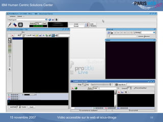 Le logiciel Protitle et ses différentes fenêtres 