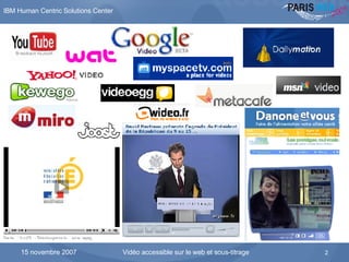 Explosion de la vidéo sur Internet dans tous les secteurs 