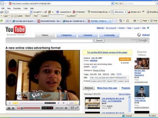 Video-Beispiele Overlay Ads Werbebotschaft am unteren Rand des Bildschirms Ca. 20% des Platzbedarfs Zuschauer entscheidet über Anklicken Leo et  Choc 