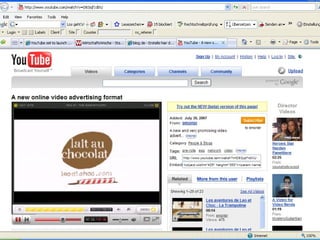 Video-Beispiele - Zukunft der Videowerbung Surface Tags Ersetzen von lästigen Werbepausen Verknüpfung von Sendeinhalten, Produktinformation und Werbung Vordefinierte Klickflächen im Video für Werbung, Kommentar etc. Direkter Bezug zum Warenkorb möglich 