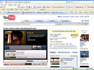 Video-Beispiele - Zukunft der Videowerbung Surface Tags Ersetzen von lästigen Werbepausen Verknüpfung von Sendeinhalten, Produktinformation und Werbung Vordefinierte Klickflächen im Video für Werbung, Kommentar etc. Direkter Bezug zum Warenkorb möglich 