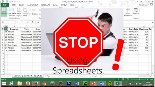 Stop using spreadsheets to monitor quality in your call centre! | PPT