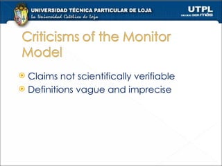 Claims not scientifically verifiable Definitions vague and imprecise 