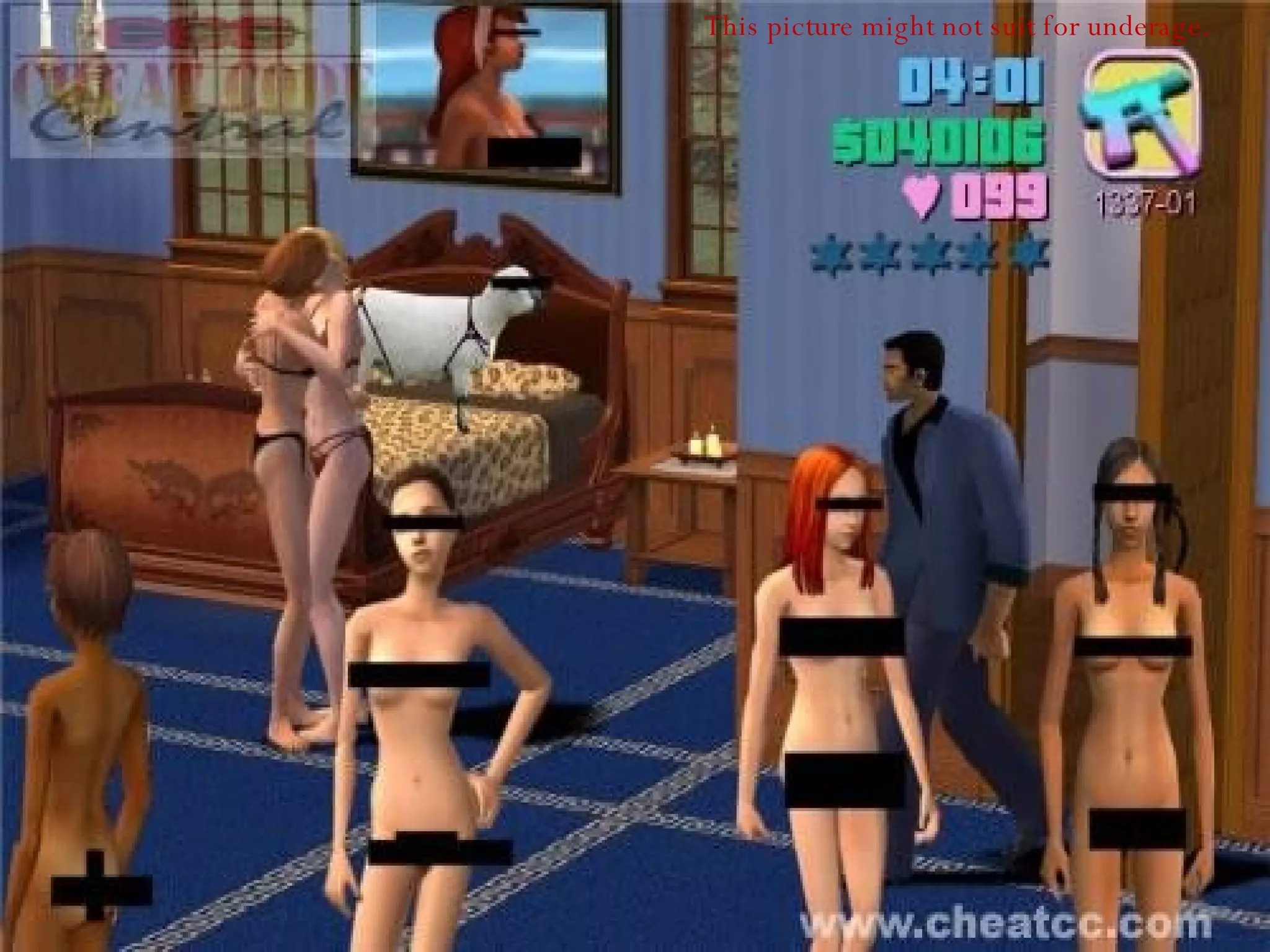 This picture might not suit for underage.  