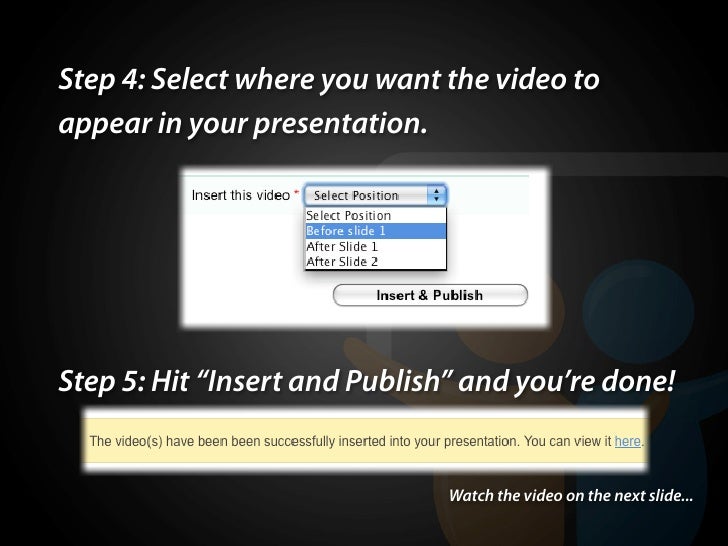 how to add youtube videos to slideshare presentations