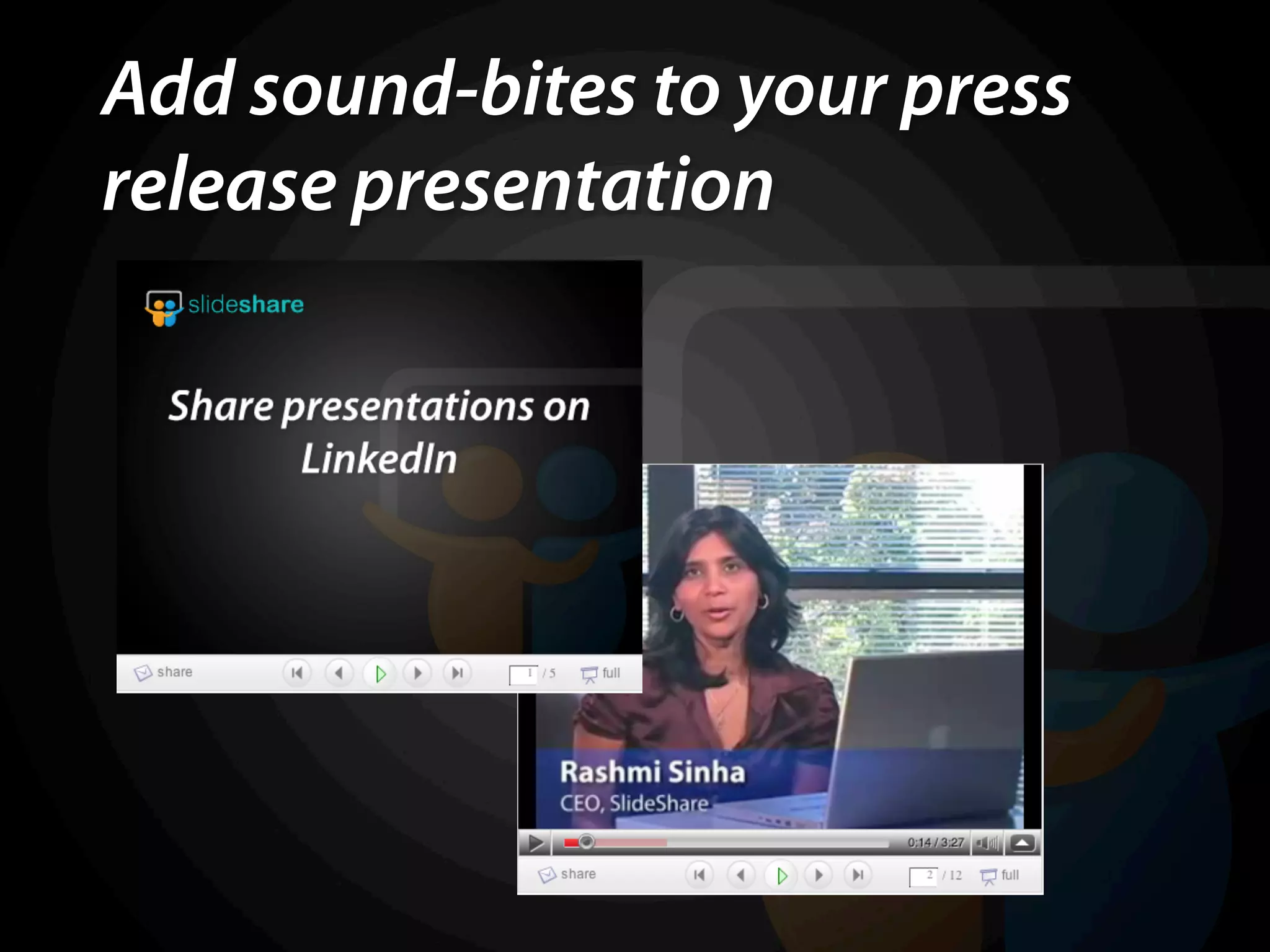 YouTube videos inside SlideShare