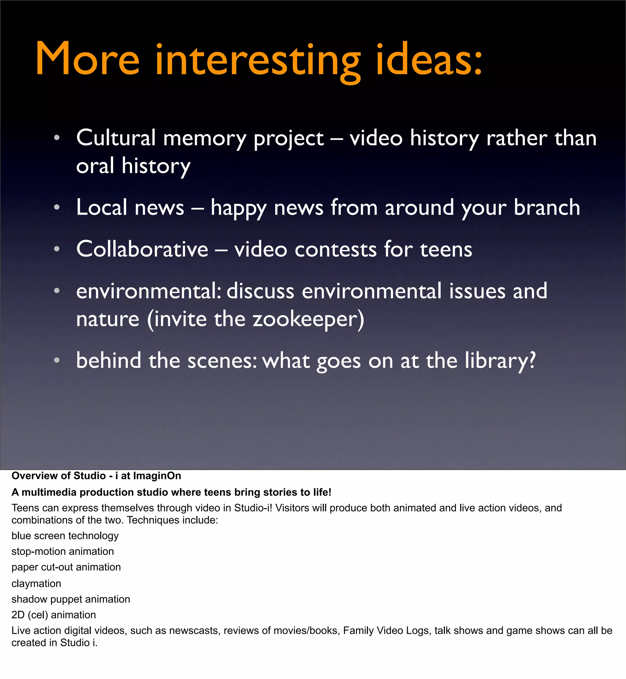 Video on the Web - the longer version