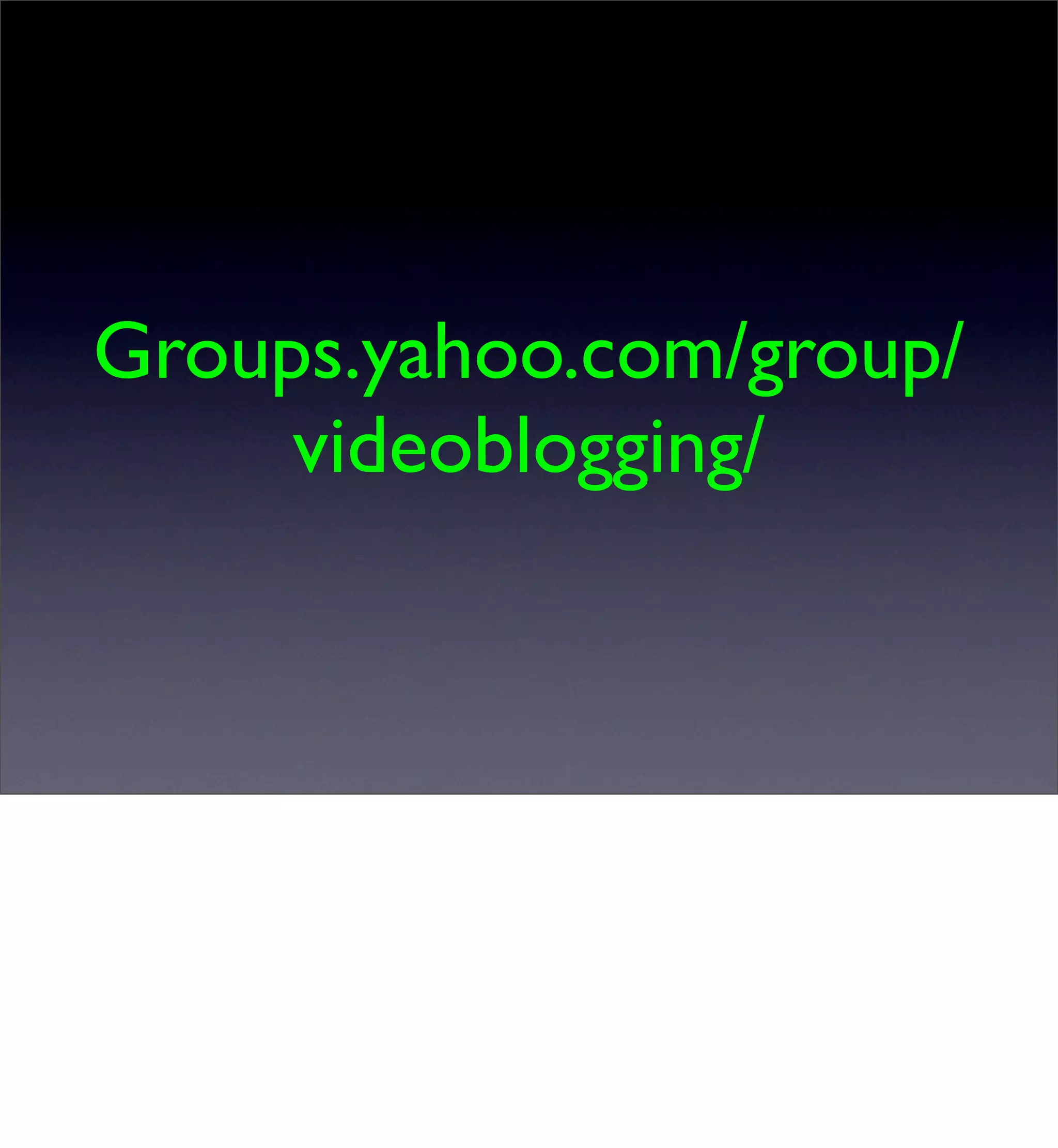 Video on the Web - the longer version