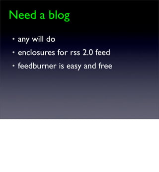 Video on the Web - the longer version