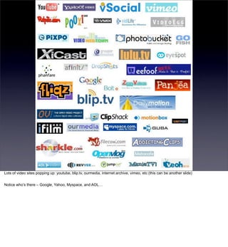 Video on the Web - the longer version