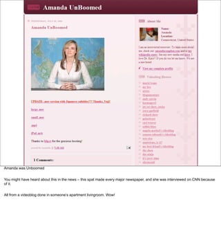 Video on the Web - the longer version