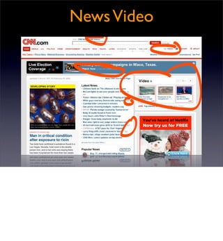 Video on the Web - the longer version