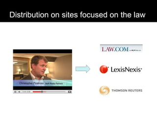 Distribution on sites focused on the law
 