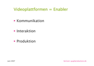 Video und Web 2.0