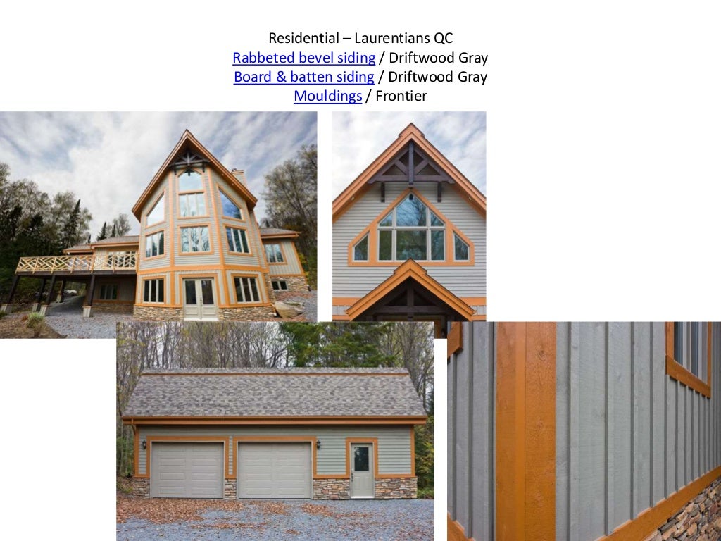 Maibec projects with Genuine Wood Siding