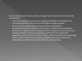 Movimientos de Cámara