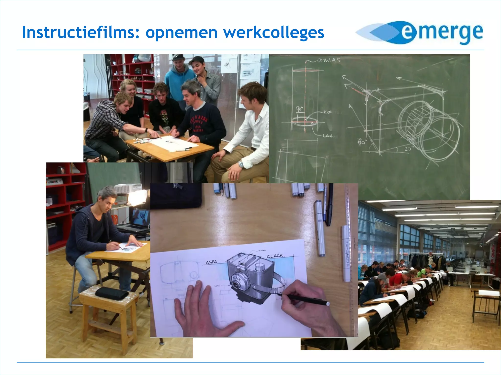 Instructiefilms: opnemen werkcolleges
 