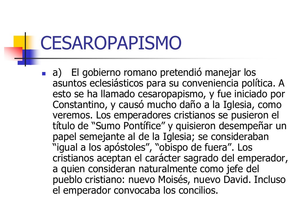 Video 5 cesaropapismo