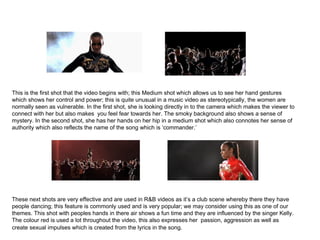 Video analysis kelly rowland- commander | PPT
