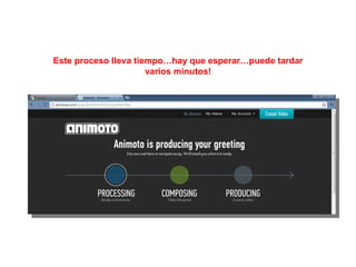 Este proceso lleva tiempo…hay que esperar…puede tardar varios minutos! 