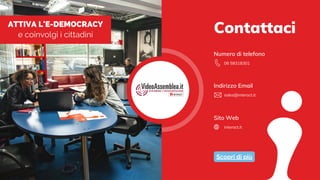 Sito Web
interact.it
Numero di telefono
06 58318301
Indirizzo Email
sales@interact.it
ATTIVA L'E-DEMOCRACY
Contattaci
e coinvolgi i cittadini
Scopri di più
 