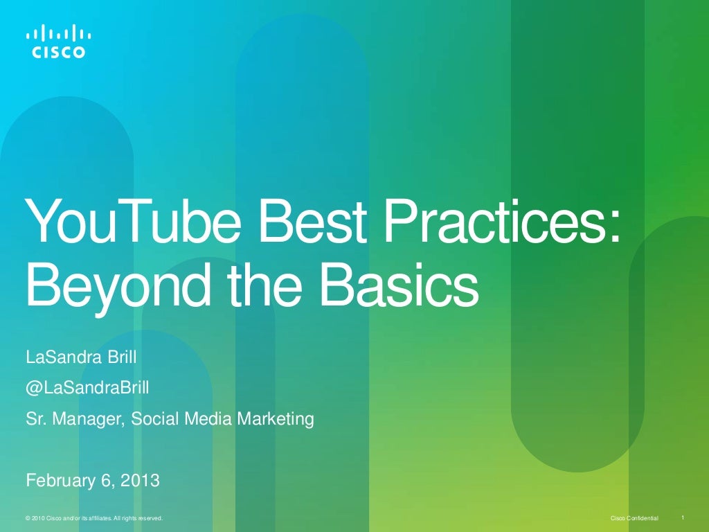 Video Best Practices Beyond the Basics