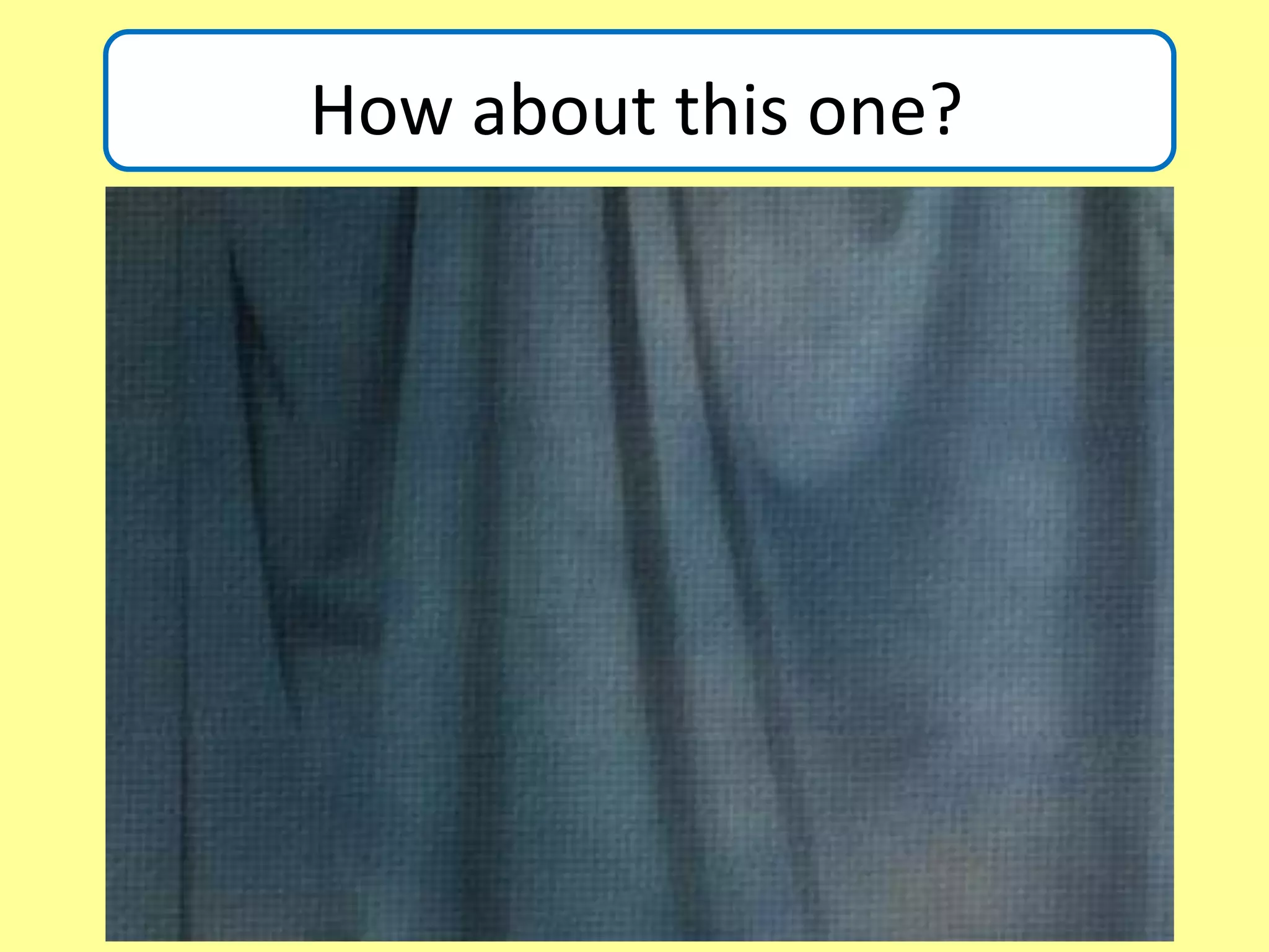 Is this a good background?
How about this one?
 