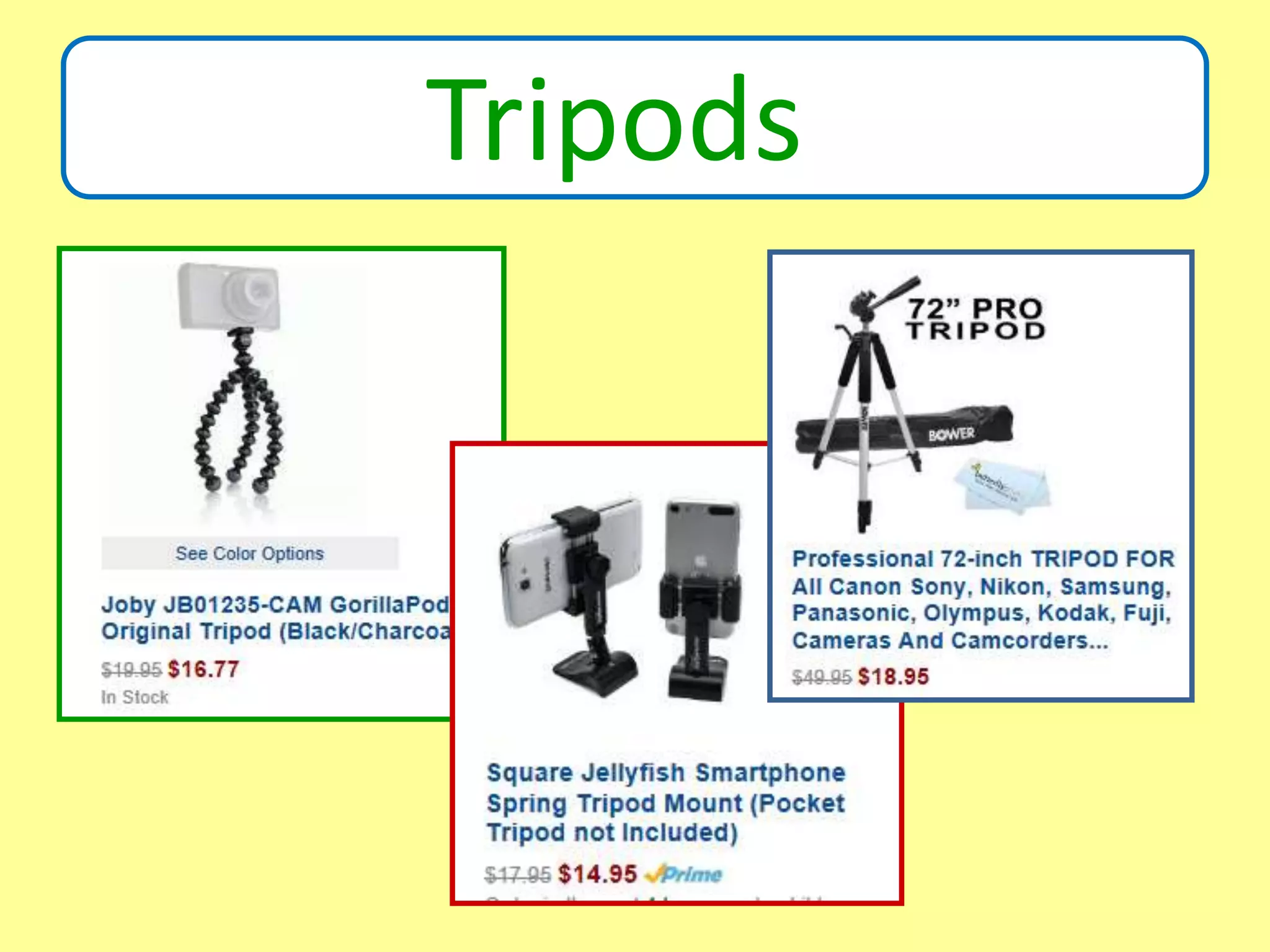 Is this a good background?Tripods
 