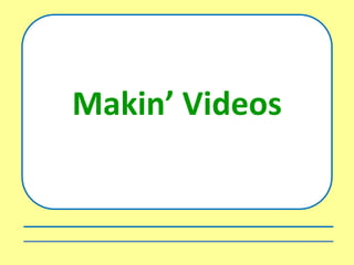 Creating Video Booktalks